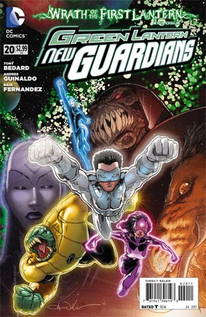 Green Lantern New Guardians #20 Cover A Regular Aaron Kuder Cover (Wrath Of The First Lantern Tie-In)