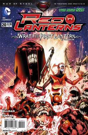 Red Lanterns #20 Cover A Regular Miguel Sepulveda Cover (Wrath Of The First Lantern Tie-In)