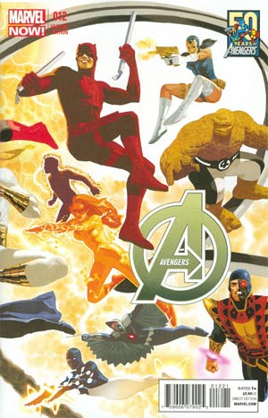 Avengers Vol 5 #12 Cover B Variant Avengers 50th Anniversary Cover