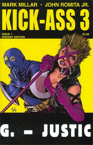 Kick-Ass 3 #1 Cover D 1st Ptg Variant Cully Hamner Cover