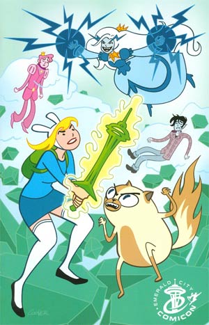 Adventure Time Fionna & Cake #1 Cover L Emerald City Comic Con Variant Cover