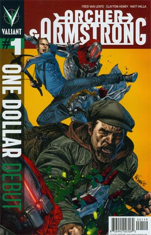 Archer & Armstrong Vol 2 #1 Cover J One Dollar Debut Edition