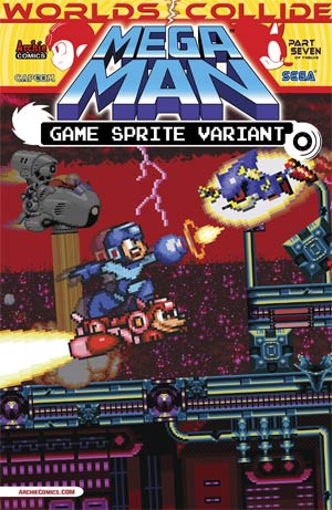 Mega Man Vol 2 #26 Cover B Variant Throwback Cover (Worlds Collide Part 7)