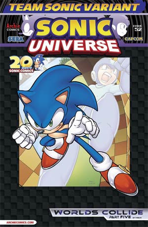 Sonic Universe #52 Variant Team Sonic Cover (Worlds Collide Part 5) Recommended Back Issues