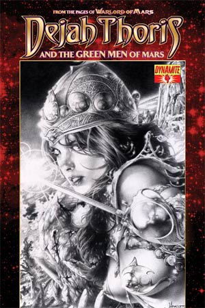 Dejah Thoris And The Green Men Of Mars #4 Cover B Variant Jay Anacleto Black & White Subscription Cover