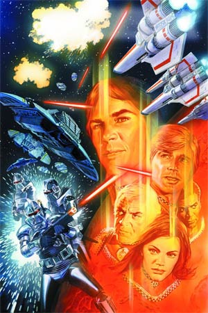 Battlestar Galactica Vol 5 #1 Cover E DF Exclusive Alex Ross Virgin Cover