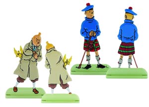 Tintin Metal Relief - King Ottokars Sceptre