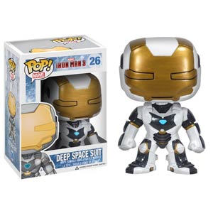 POP Marvel Classic 26 Iron Man 3 Iron Man Deep Space Suit Vinyl Bobble Head