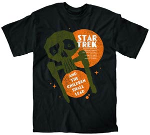 Star Trek And The Children Shall Lead Previews Exclusive Black T-Shirt Large