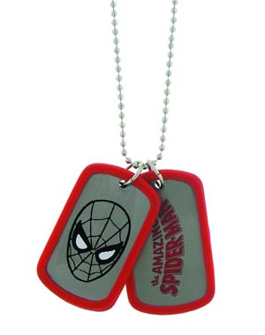 Marvel Comics Double Dog Tag Set - Spider-Man Face Logo