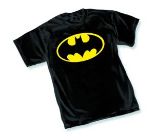 Batman Symbol I Black Womens T-Shirt Large