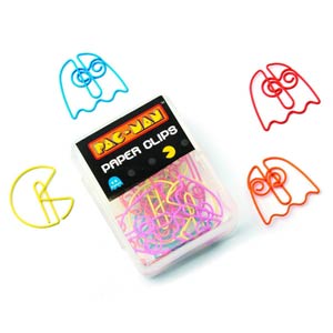 Pac-Man Paper Clips