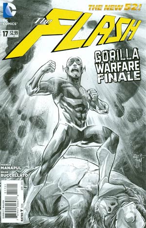 Flash Vol 4 #17 Cover B Incentive Francis Manapul Sketch Cover