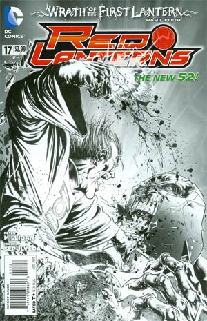 Red Lanterns #17 Cover B Incentive Miguel Sepulveda Sketch Cover (Wrath Of The First Lantern Tie-In)