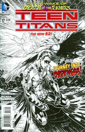 Teen Titans Vol 4 #17 Incentive Brett Booth Sketch Cover