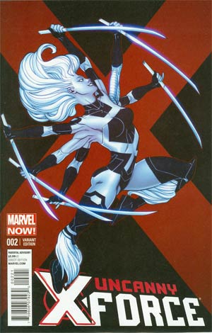 Uncanny X-Force Vol 2 #2 Cover B Incentive Ed McGuiness Variant Cover