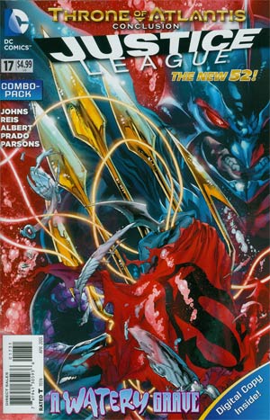 Justice League Vol 2 #17 Combo Pack Without Polybag (Throne Of Atlantis Part 5)