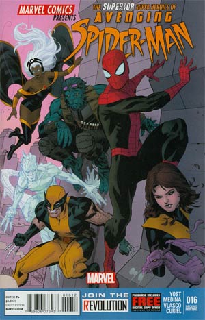 Avenging Spider-Man #16 Cover B 2nd Ptg Paolo Rivera Variant Cover