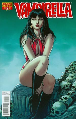 Vampirella Vol 4 #27 Incentive Jose Malaga Risque Variant Cover