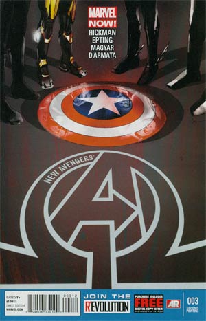 New Avengers Vol 3 #3 2nd Ptg Jock Variant Cover