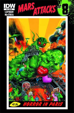 Mars Attacks Vol 3 #8 Cover B Incentive Miran Kim Variant Cover