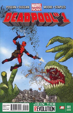 Deadpool Vol 4 #1 Cover G 3rd Ptg Geof Darrow Variant Cover