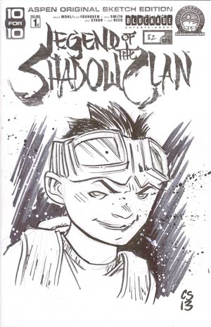 Legend Of The Shadow Clan #1 Incentive Cory Smith Original Hand-Drawn Sketch Variant Cover