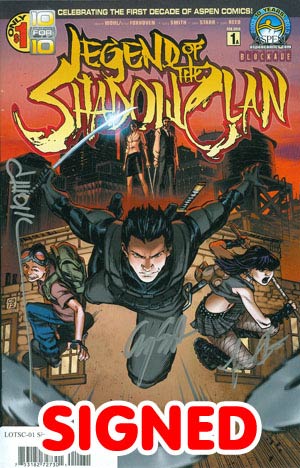 Legend Of The Shadow Clan #1 Incentive Direct Market Cover Signed & Numbered Edition