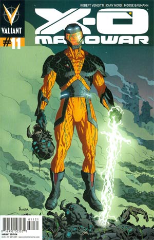 X-O Manowar Vol 3 #11 Cover D Incentive Paolo Rivera Variant Cover