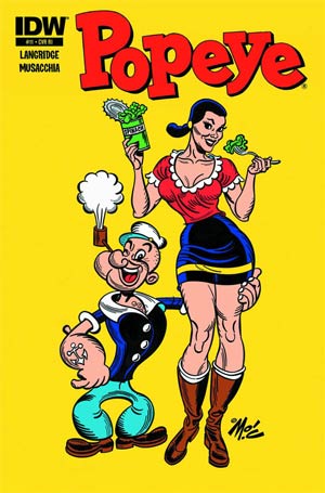 Popeye Vol 3 #11 Incentive Mitch O Connell Variant Cover