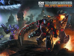 Transformers Fall Of Cybertron #1 Cover B Incentive High Moon Studios Video Game Art Variant Cover