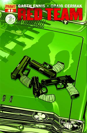Garth Ennis Red Team #1 ECCC Exclusive Emerald Green Variant Cover