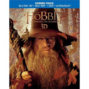 Hobbit An Unexpected Journey 3D Blu-Ray DVD