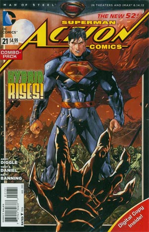Action Comics Vol 2 #21 Cover B Combo Pack With Polybag