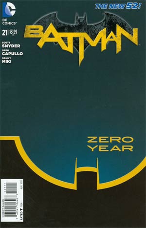 Batman Vol 2 #21 Cover A 1st Ptg Regular Greg Capullo Cover (Batman Zero Year Tie-In)