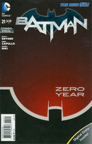 Batman Vol 2 #21 Cover B Combo Pack With Polybag (Batman Zero Year Tie-In)