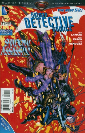 Detective Comics Vol 2 #21 Cover B Combo Pack With Polybag