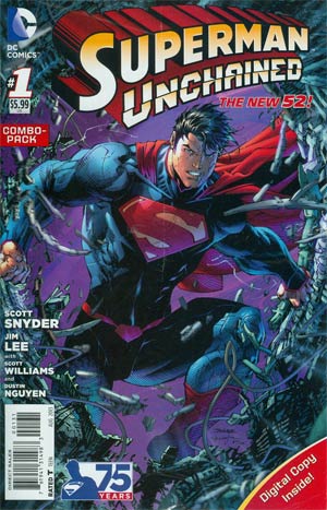 Superman Unchained #1 Cover B Combo Pack With Polybag