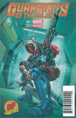 Guardians Of The Galaxy Vol 3 #1 Cover O DF Exclusive Carlo Pagulayan Deadpool Variant Cover Plus Bonus Book