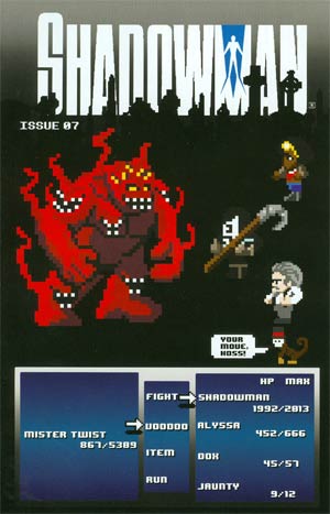 Shadowman Vol 4 #7 Cover B Variant 8-Bit Cover