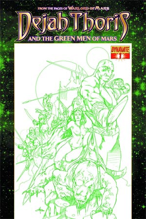 Dejah Thoris And The Green Men Of Mars #1 Cover I DF Emerald City Comicon Mel Rubi Emerald Green Exclusive Cover