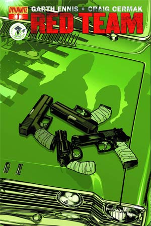 Garth Ennis Red Team #1 DF Emerald City Comicon Ryan Sook Emerald Green Exclusive Cover