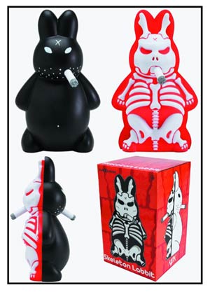 Skeleton Labbit Vinyl Figure - Under The Bed