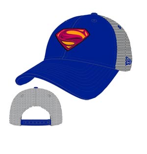 Superman Man Of Steel Basic Trucker Cap