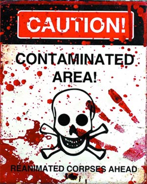 Zombie Sign Mighty Tablet Case