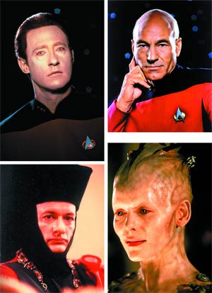 Star Trek The Next Generation Heroes & Villains Trading Cards Collectors Album