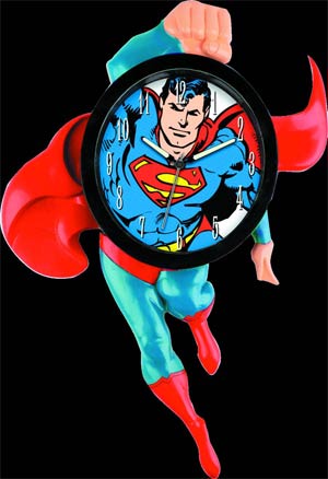 DC Comics 14-inch Motion Clock - Superman