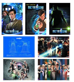 Doctor Who 24x36 Rolled Poster 42-Piece Dump