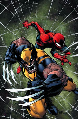 Savage Wolverine Spider-Man By Joe Madureira Poster