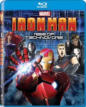 Iron Man Rise Of Technovore Blu-ray DVD